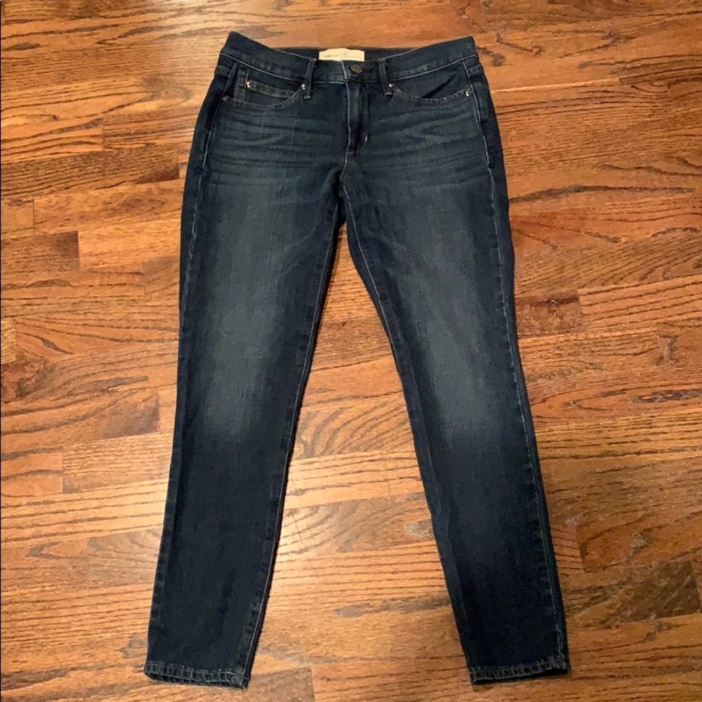 Gap blue denim skinny ankle length size 26 short